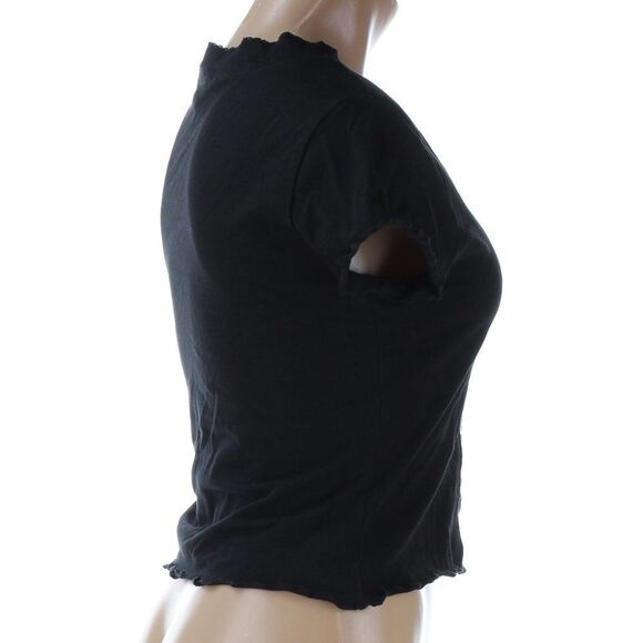 cropped button up top Juniors Medium by Eye Candy NWT - Picture 8 of 9